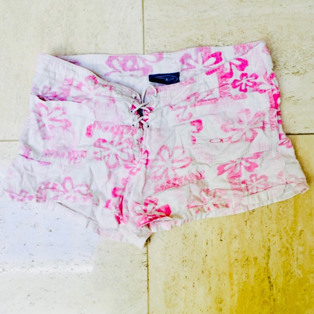 Washed Out Floral Print Board Shorts - Picture 1 of 3